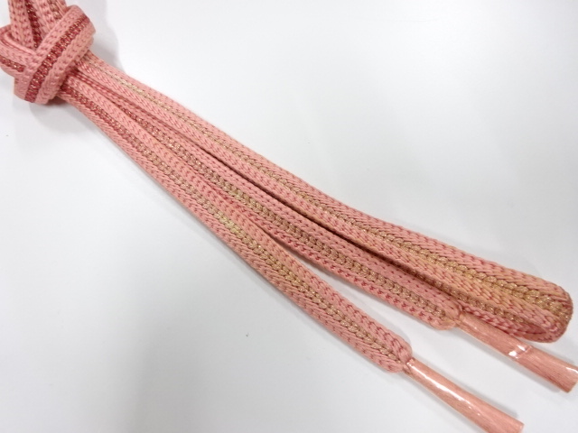 未使用品　正絹　手組帯締め